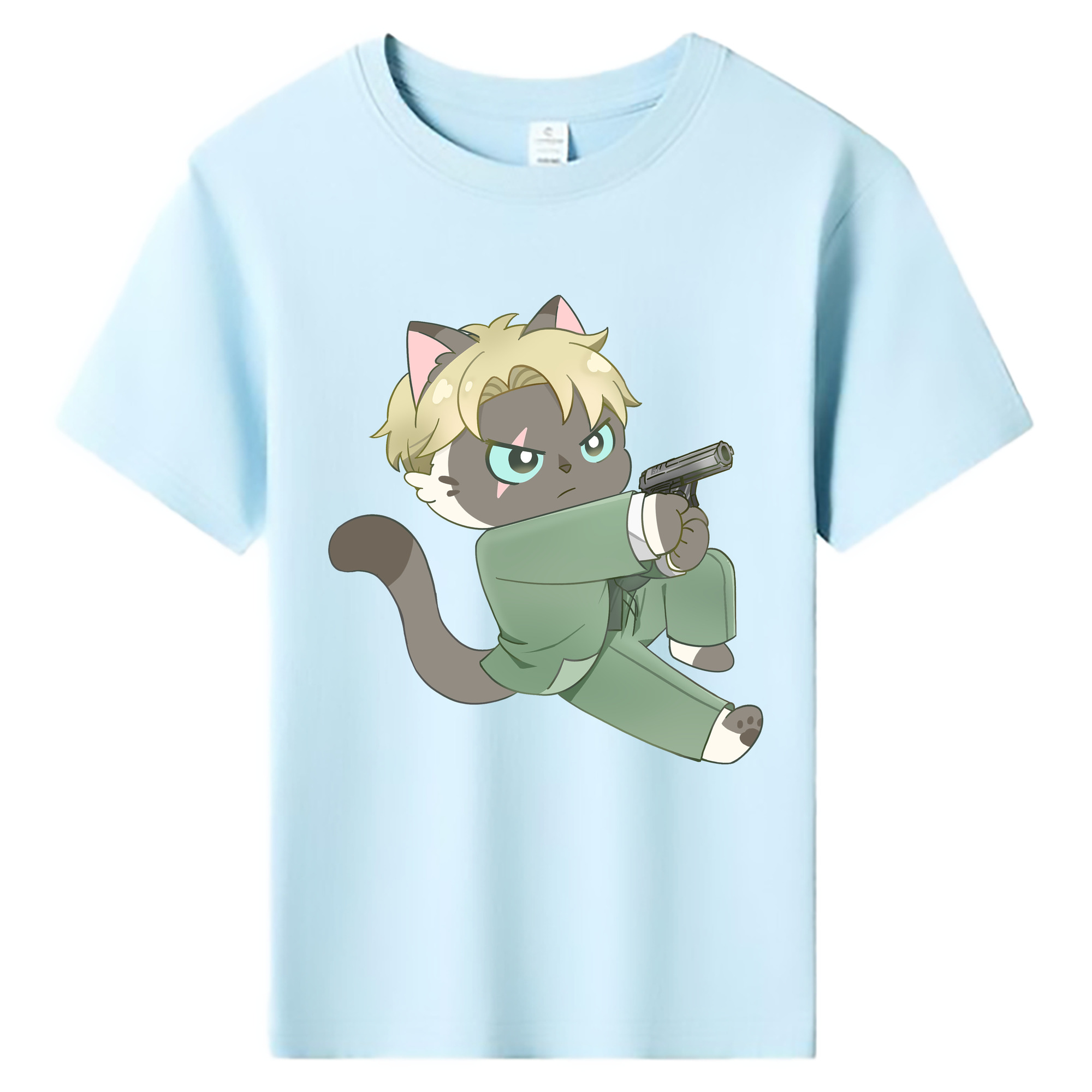 （画像用） SPY×FAMILY间谍家家酒 綿100％キッズTシャツ（フロントプリント）